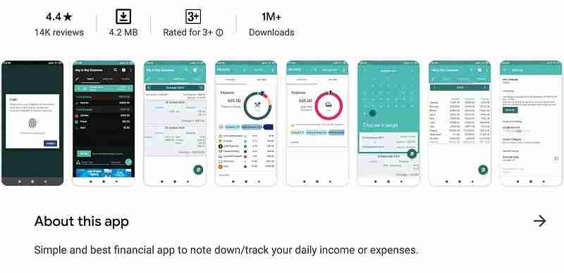 monthly expenses app