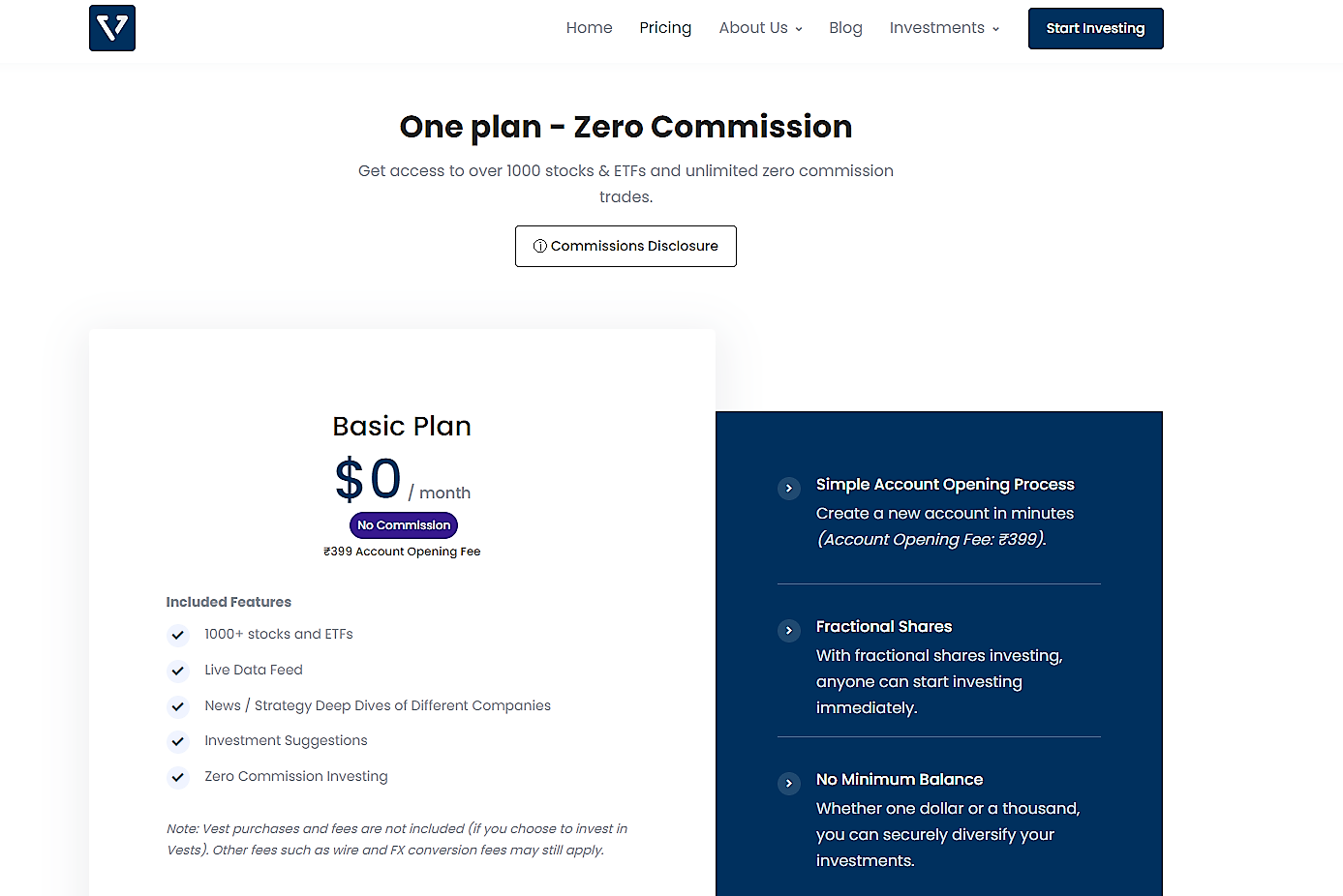 vested-review-basic-zero-commission-plan