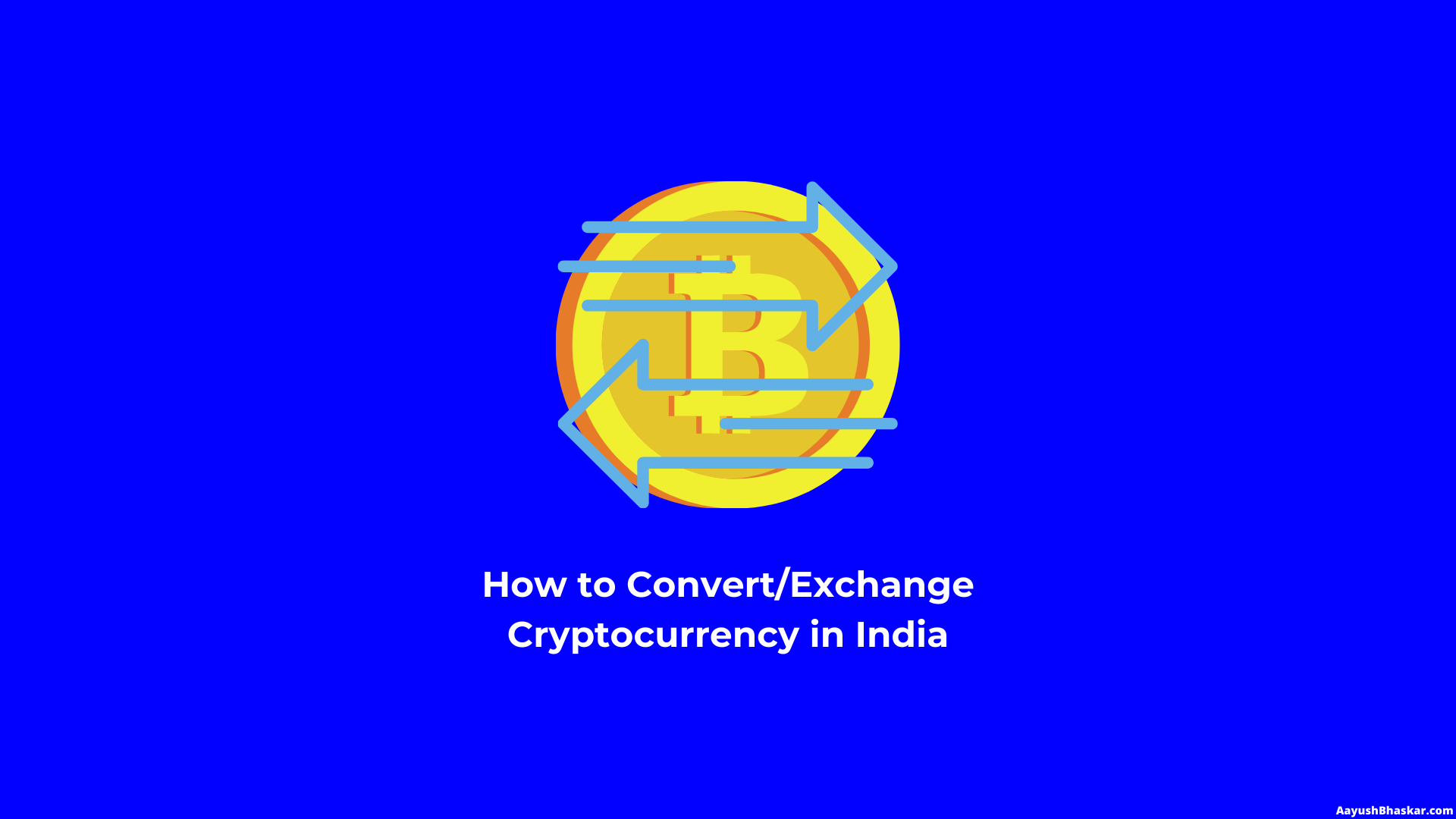 2 Ways to Convert/Exchange Cryptocurrency in India ...