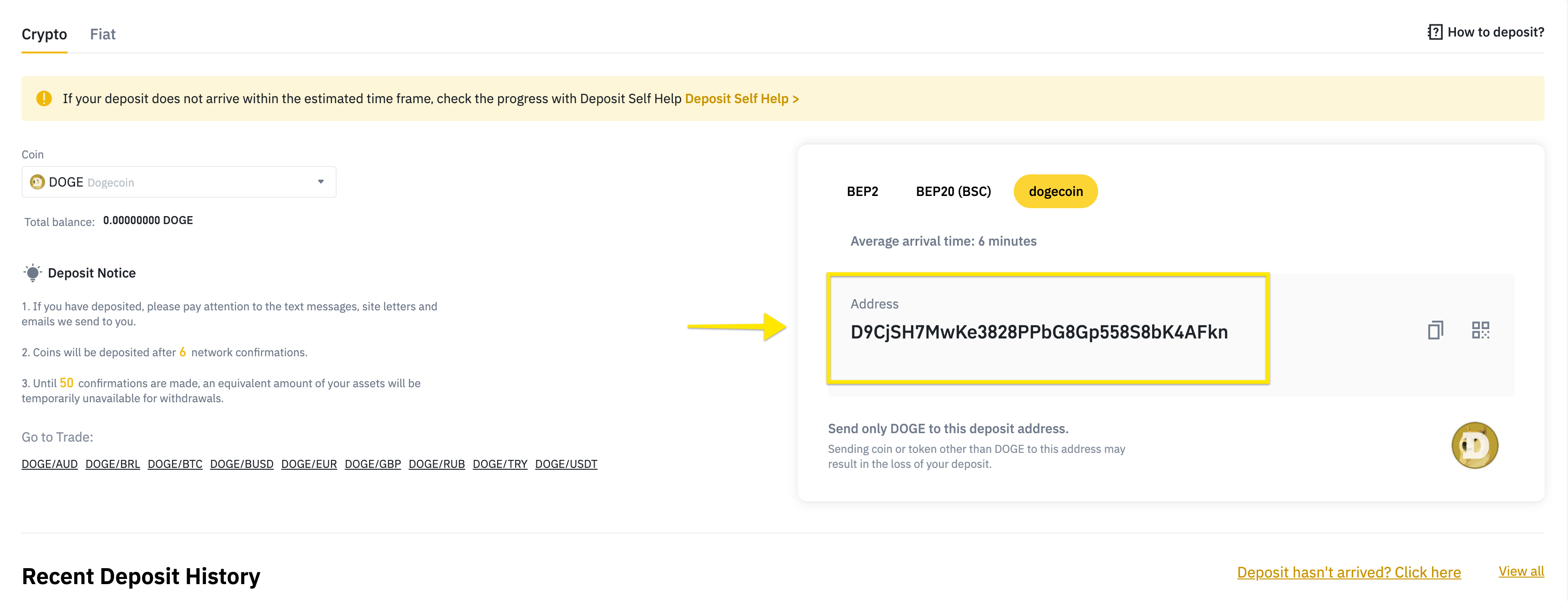 How to Deposit & Sell Dogecoin on WazirX and Withdraw INR