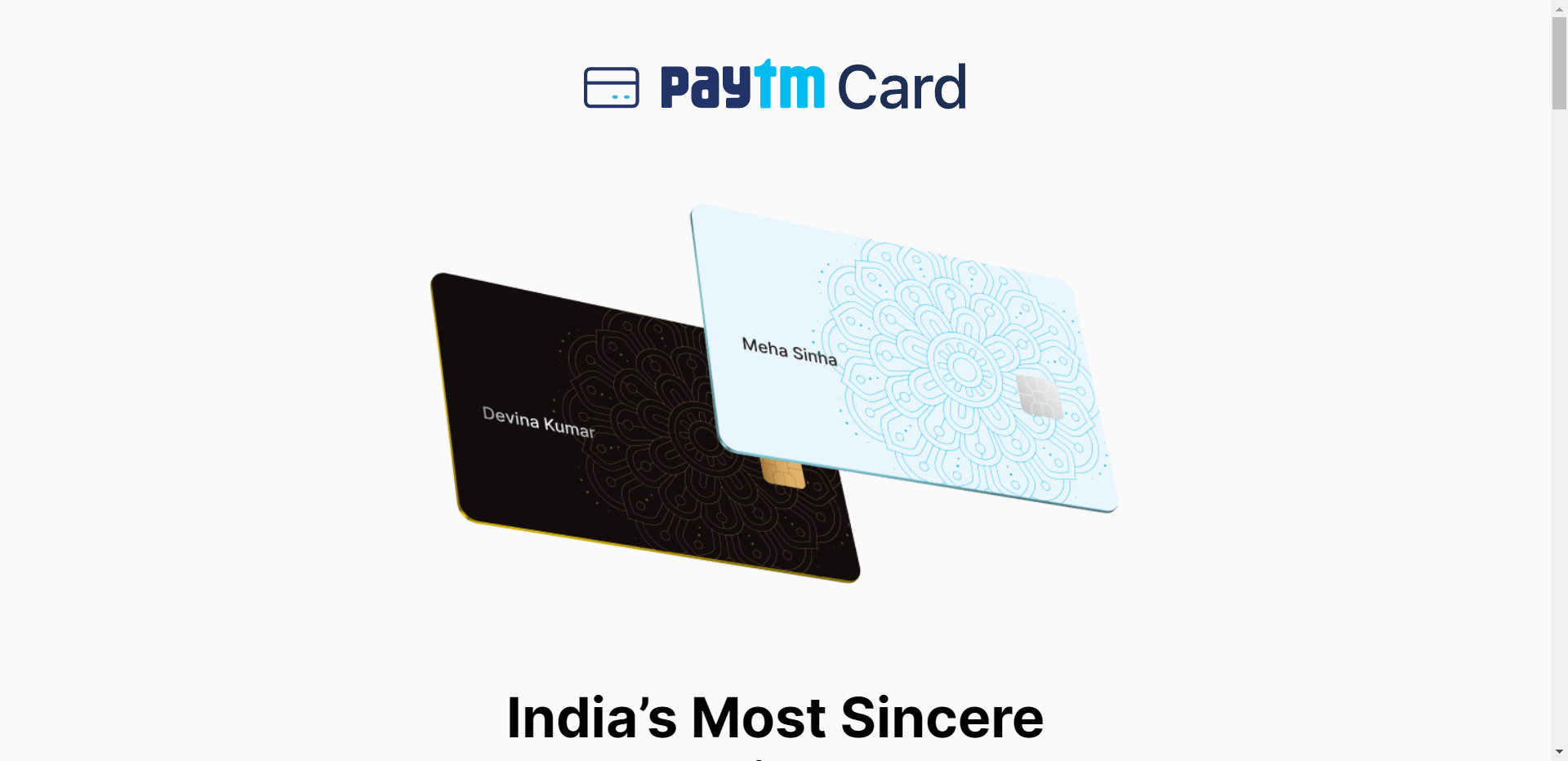 PayTm Credit Card