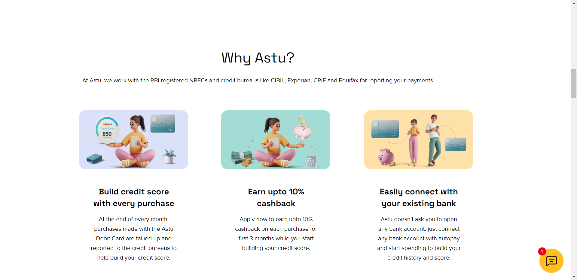 Astu features and offers