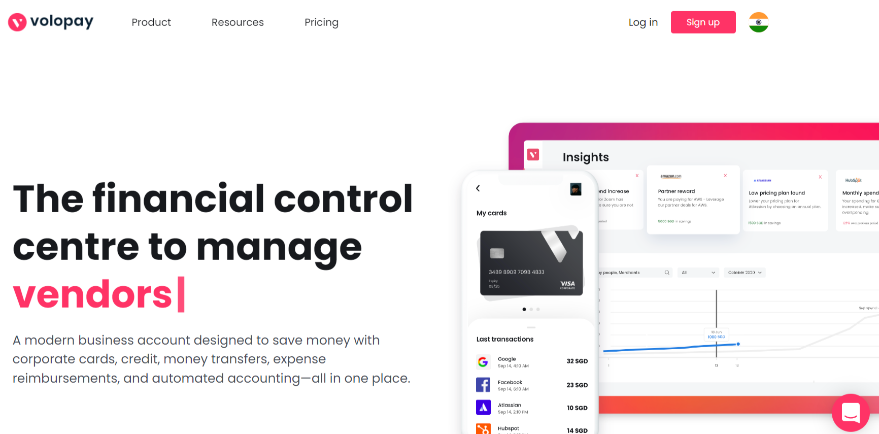 Volopay Home Page