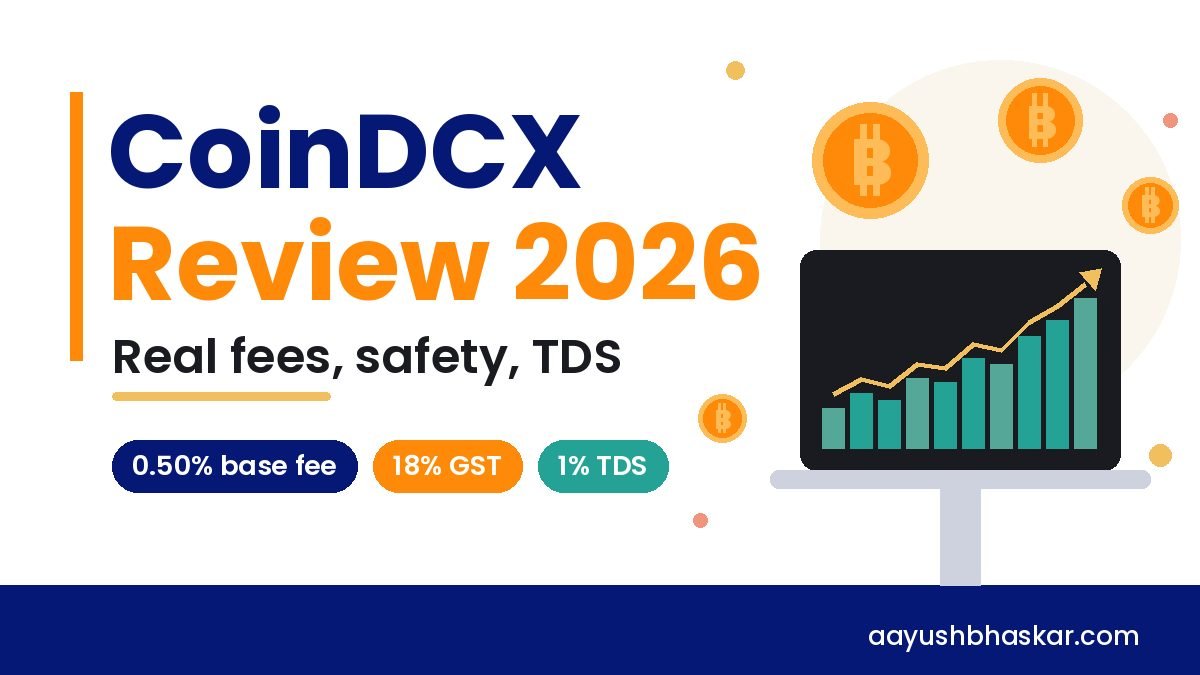 CoinDCX Review 2026: real fees, safety and TDS